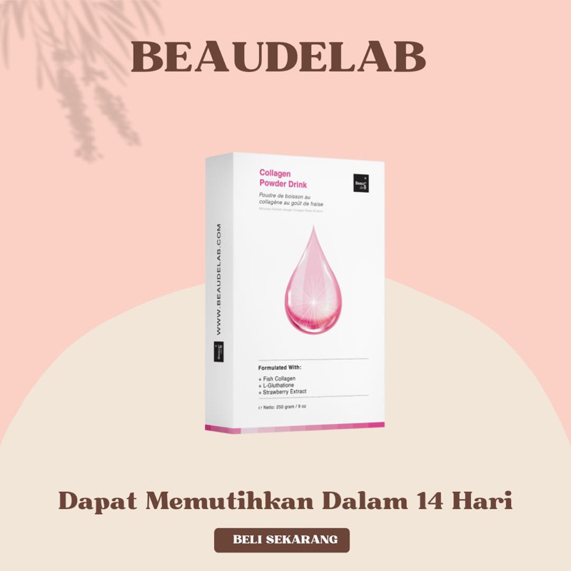 paket hemat 1 box Beaudelab collagen powder drink