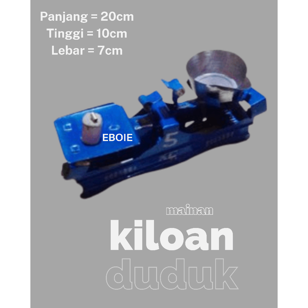 kiloan duduk mainan timbangan tradisional