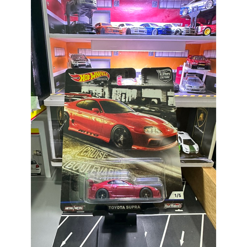 Hot Wheels Toyota Supra Red Premium