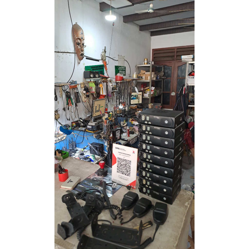 Radio Rig Gm3188 Frekuensi Vhf 140Mhz sd 174 Mhz Normal Mulus Vresi 28 Watt isi Frekuensi Gratis Gm3