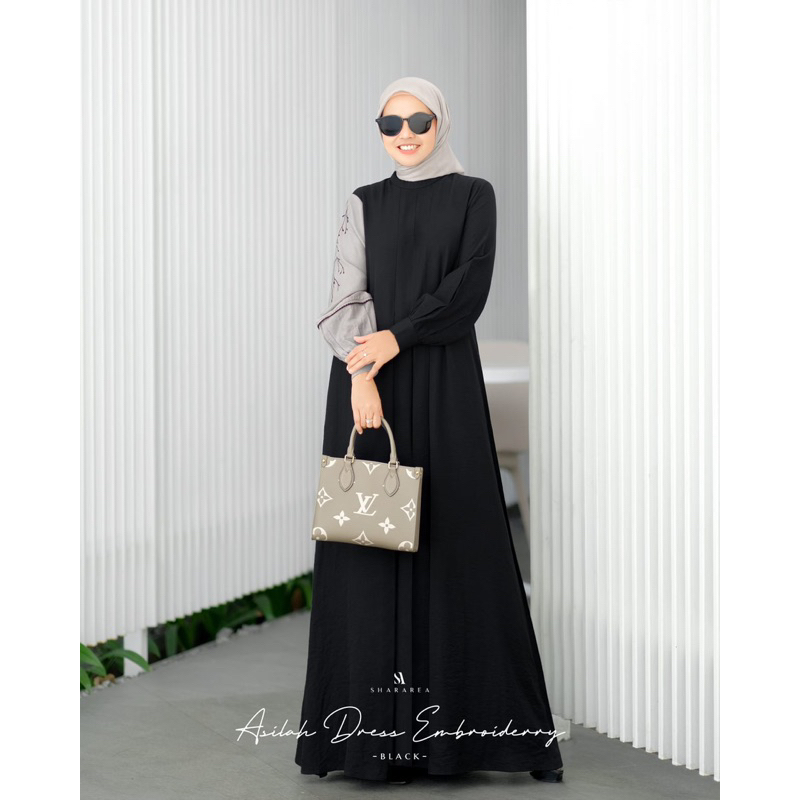 Asilah Dress Embroidery ( Dress saja ) by shArarea