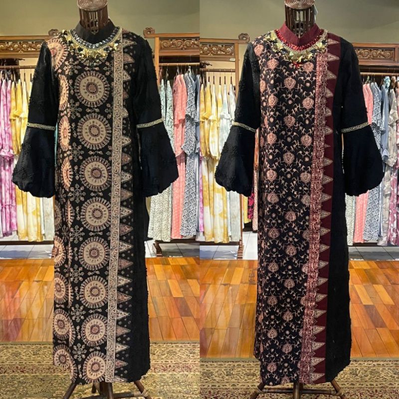 Abaya Viscos Payet by Dian Pelangi ORIGINAL Busana Muslim Baju Maxi Dress Gamis Gaun Outfit OOTD Pes