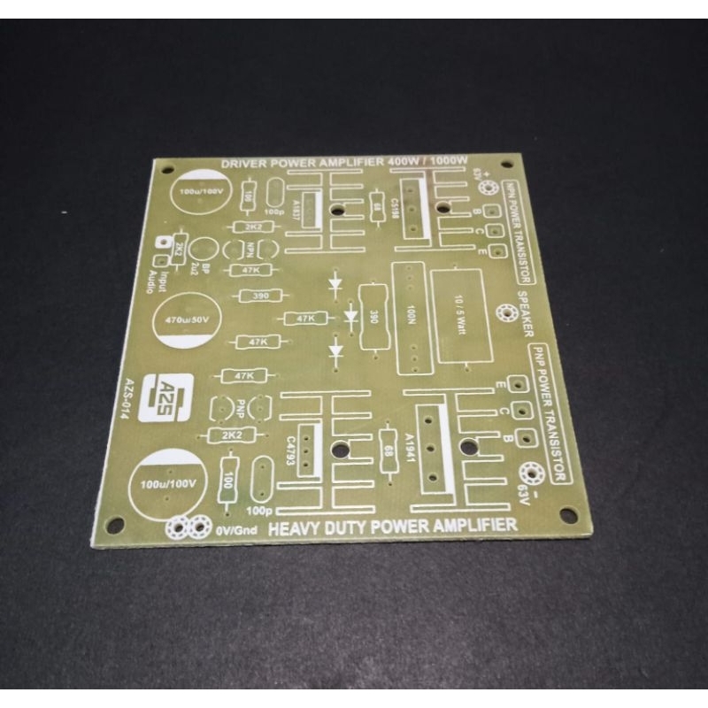 PCB Fiber FR4 Power 2 Tingkat DTK 400W-1000W Simetris Versi Fiber FR4