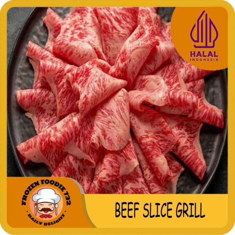 

Beef Slice Grill / Sapi Slice Australia 500gram / Daging Sapi Iris / Daging Iris / Daging Sapi Iris Tipis / Daging Sapi Frozen 1/2Kg