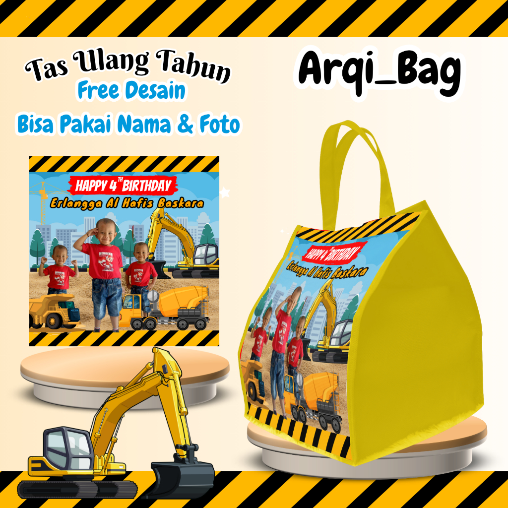 

Paket 75 Tas Ulang Tahun Anak Free Undangan Bingkisan Sanck Cowok Cewek Custom Nama Foto Murah Unik Muat Bento