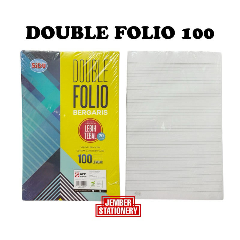 

Double Folio Bergaris SIDU isi 100