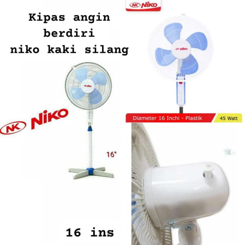 KIPAS ANGIN NIKO BERDIRI KAKI SILANG