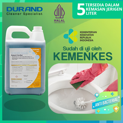 Durand 307 Super Bowl Cleaner - Pembersih toilet bowl dan urinals 5 lt