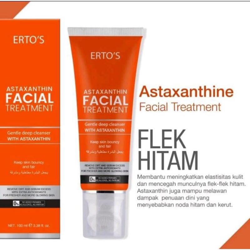 ERTOS Facial Treatment Astaxanthin Sabun Flek Hitam