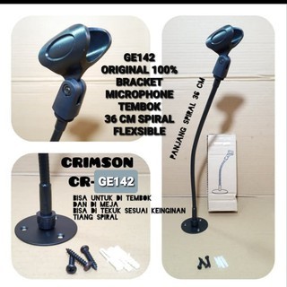 G142 CRIMSON original 100% bracket microphone breket mic stand besi mik holder mikrophone tembok din
