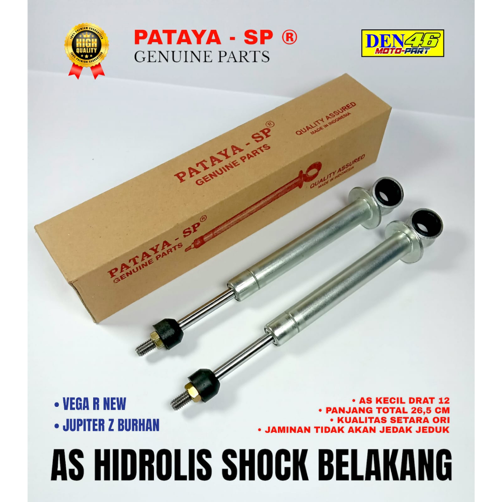 AS HIDROLIS SHOCK SHOK SKOK BELAKANG [ PATAYA ] MOTOR YAMAHA - VEGA R NEW , JUPITER Z BURHAN