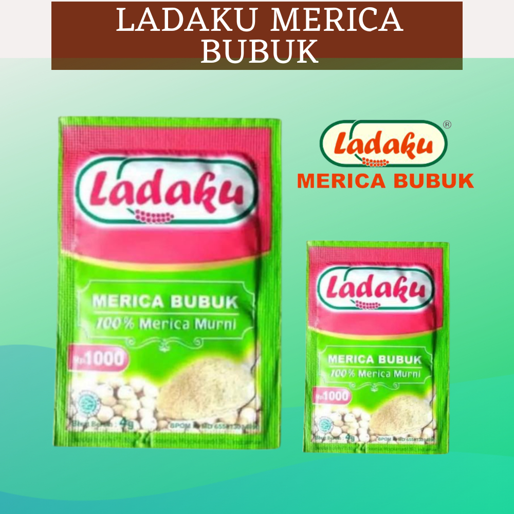 

LADAKU Merica Bubuk Bumbu Dapur Sachet 1 Renteng Isi 12x4gr