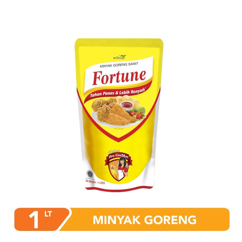 

MURAH Minyak Fortune refil kemsan 1 liter