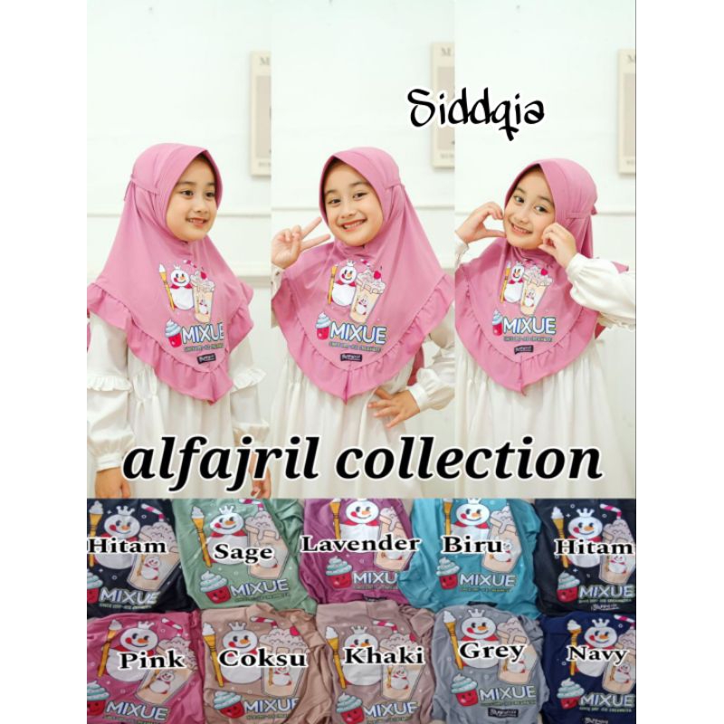 Hijab anak mixue jilbab anak mixue hijab kids mixue jilbab mixue hijab mixue tali belakang hijab kid