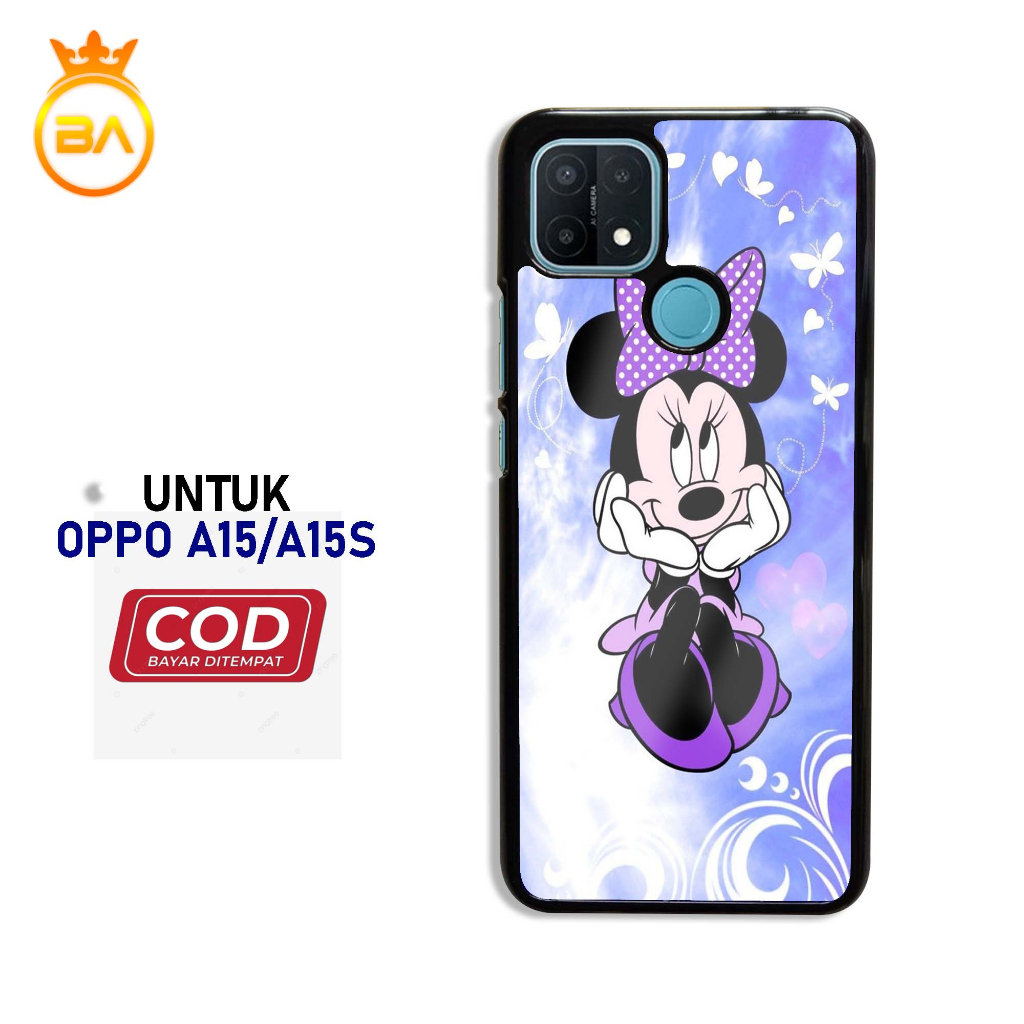 Case Oppo a15/a15s Terbaru - Hardcase Glossy kaca [Motif-015] case handphone-pelindung handphone-kes