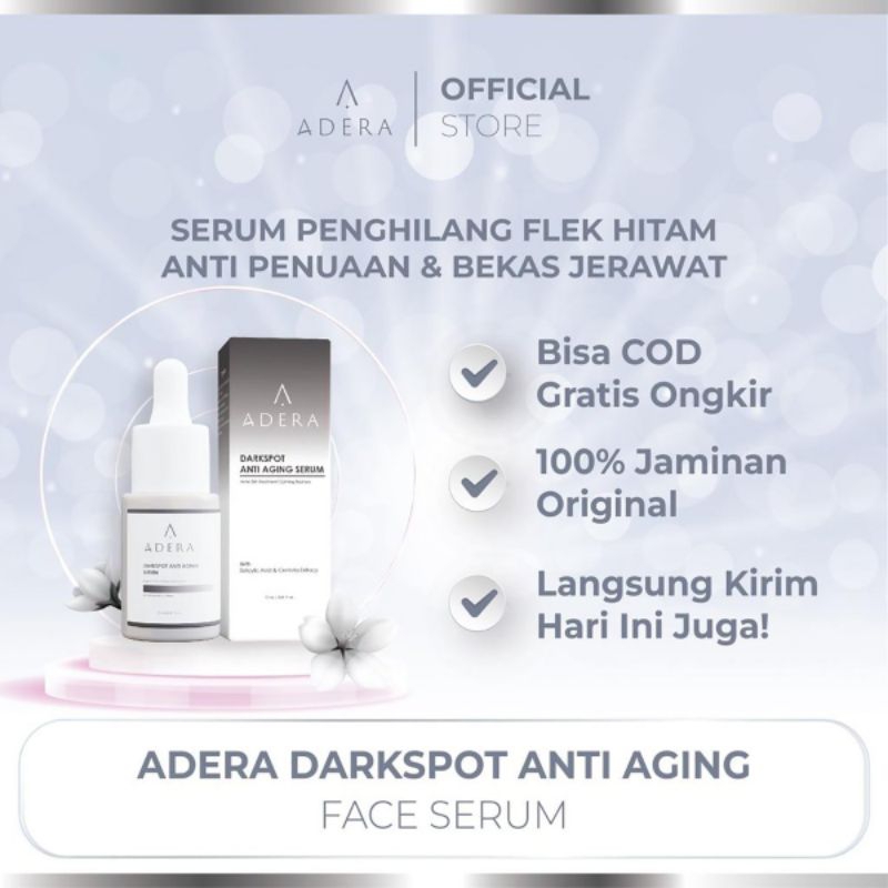 Adera Darkspot Serum Menghilangkan Flek hitam,keriput,dan bekas
