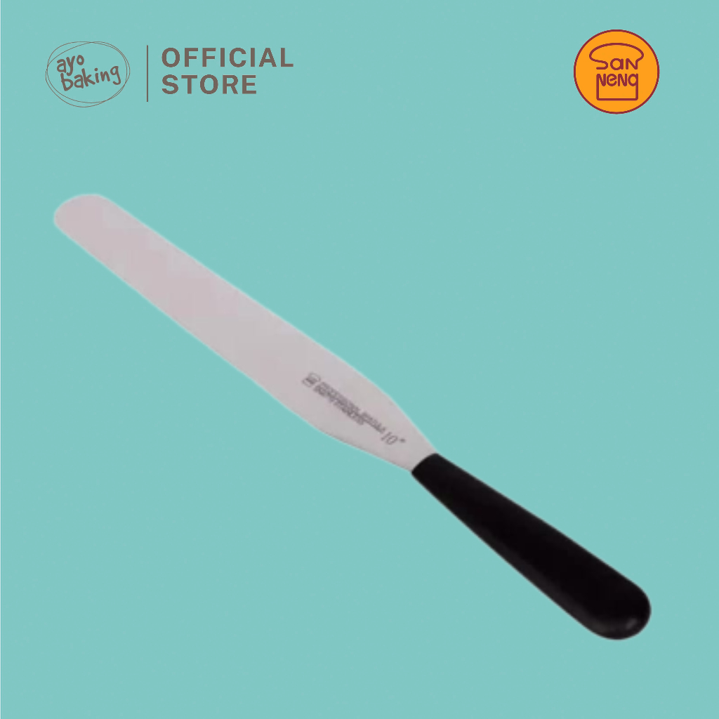 SANNENG - SN4779 - Spatula-plastic Handle 10"Spatula Buttercream / Spatula Oles