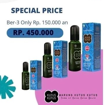 minyak kutus kutus original