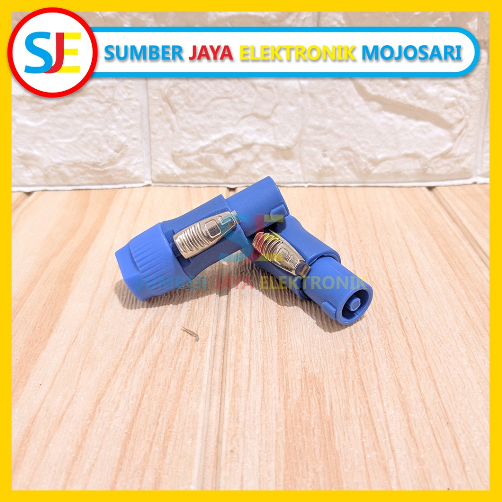 Jek Spikon Biru Jek Speakon