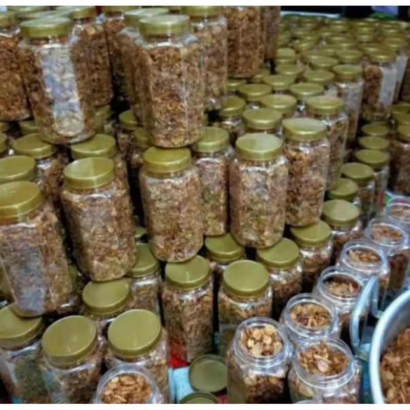 

bawang goreng brebes original tanpa campuran 250gr+ toples 700ml