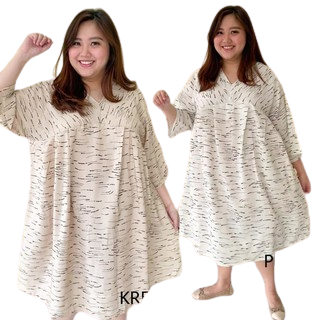 BAJU DRESS WANITA KOREA BAJU CASUAL DRES KAOS TERUSAN PEREMPUAN JUMBO AMIRA