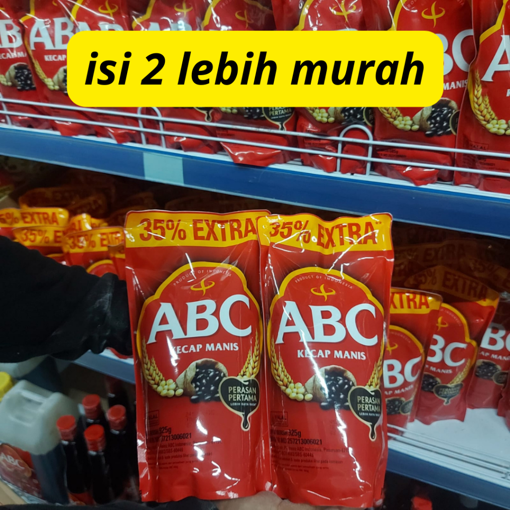 

ABC Kecap Manis 700 Ml + Extra 35% Lebih Murah