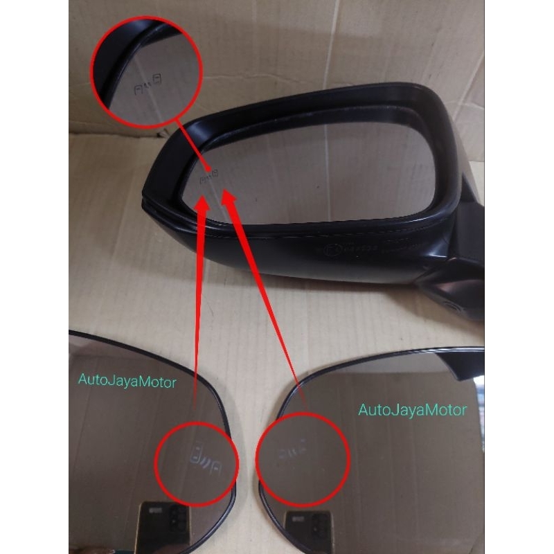 Kaca Spion Toyota Voxy Sensor Blindspot Monitoring (BSM) Barang Baru