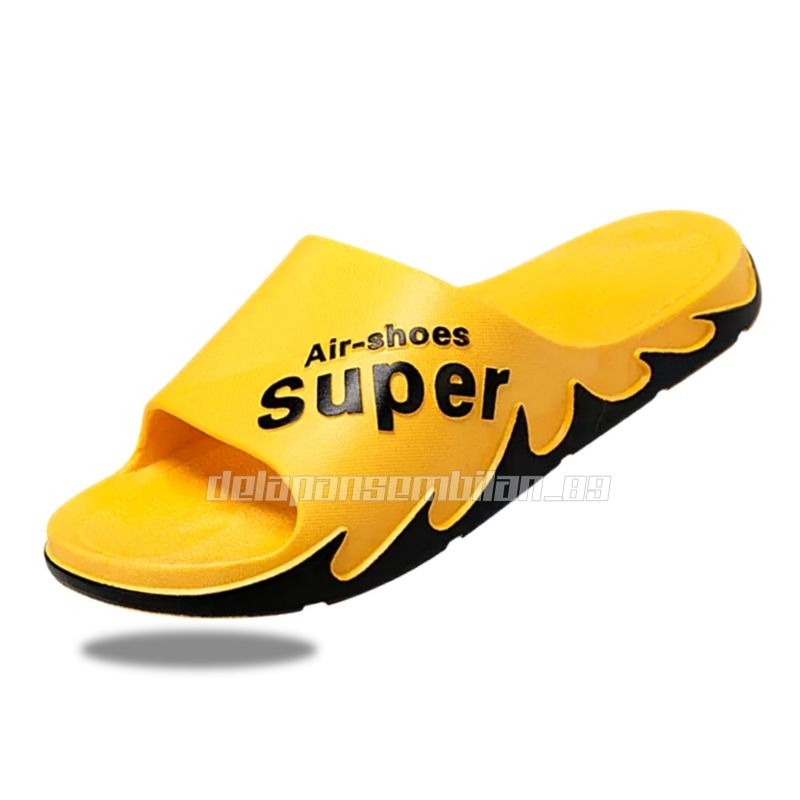 Sandal Pria Jelly Air Shoes SUPER / Sandal Karet Pria Korean Style