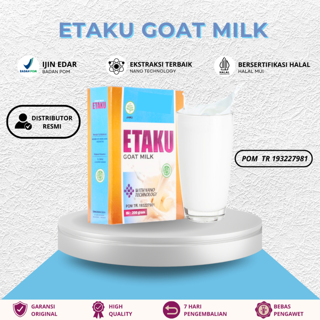 

ETAKU Susu Kambing Etawa Asli Original Walatra Etaku 1 Box Isi 200 Gram