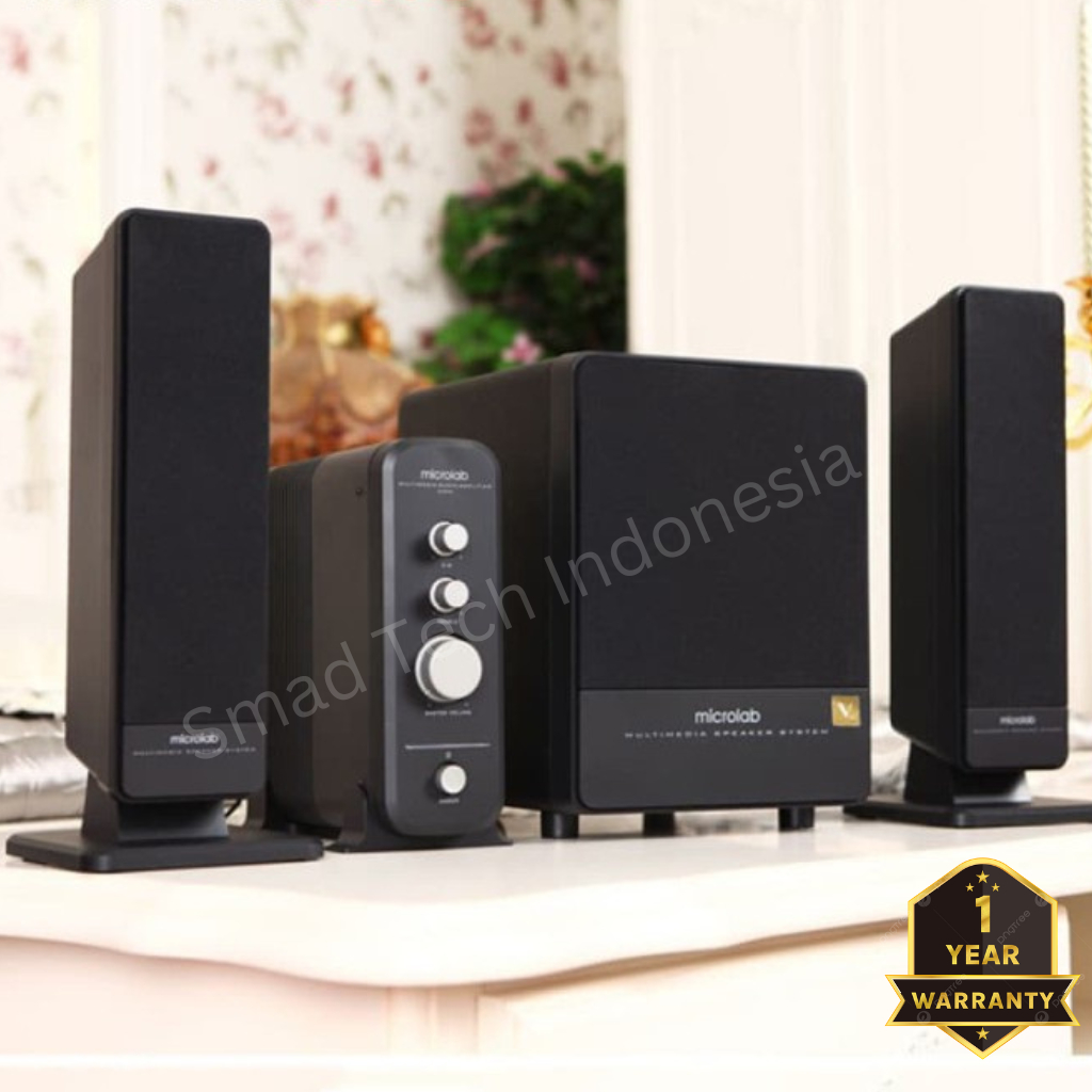 Microlab FC570BT 60 Watt RMS Wireless Bluetooth Speaker Komputer Smart Technology Design ISO ROHS