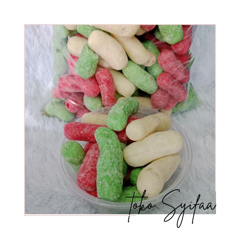 

[SNACK] Tai Kucing Manis Warna Warni 250gr, 500gr