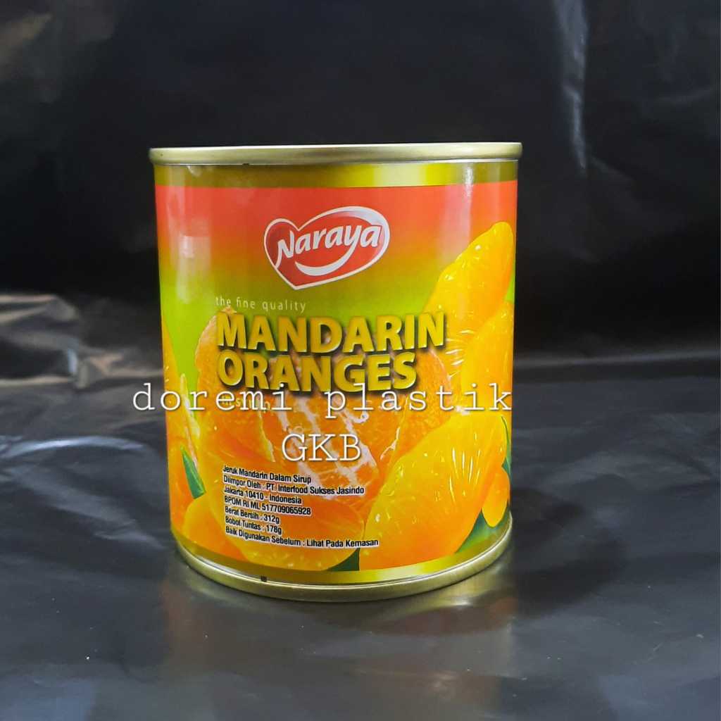 

Jeruk kaleng / Naraya mandarin orange in syrup 312gr