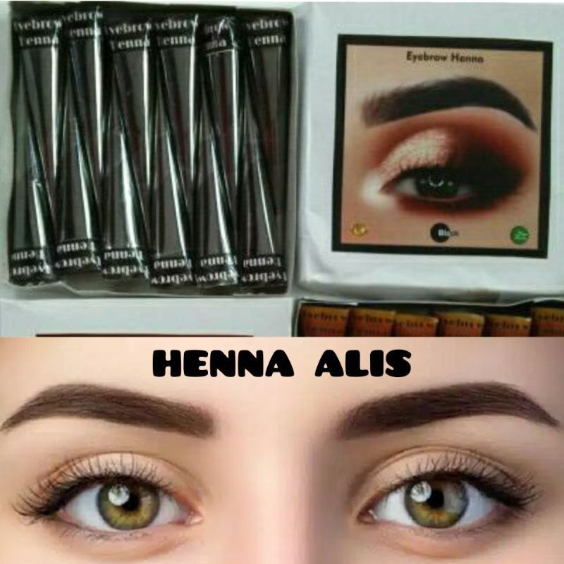 HENNA ALIS HALAL //SULAM ALIS/EYEBROW HALAL 100%