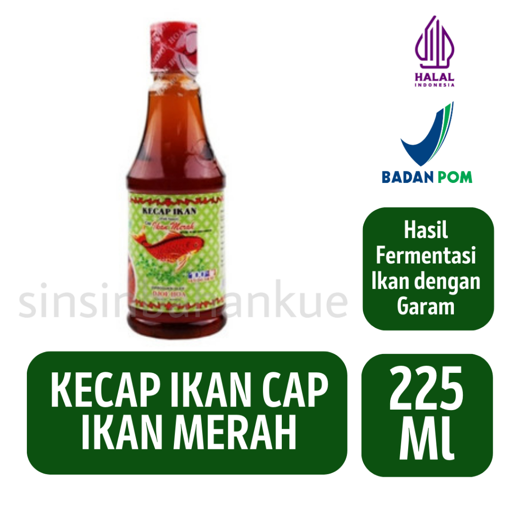 

Kecap Ikan Cap Ikan Merah [225 ml]