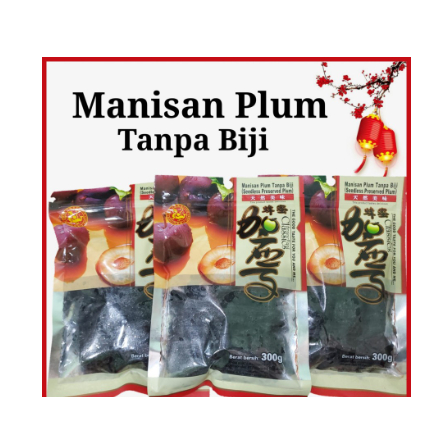 

Manisan Plum Tanpa Biji 300gr / Buah Kering / Plum Classic Buah Imlek
