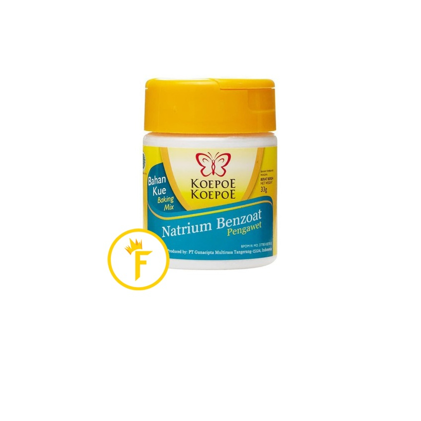 

Koepoe Koepoe Natrium Benzoat 33gr