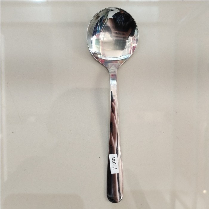 Muliya Verbana Serving Spoon Sendok Makan Bulat Stainless Tebal Mirror Finish