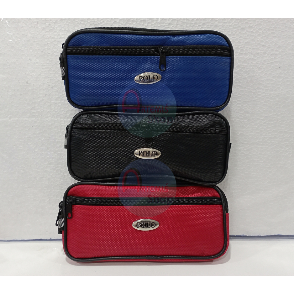 

Tepak Pensil Kain/ Tempat Alat Tulis Kain Polo USA