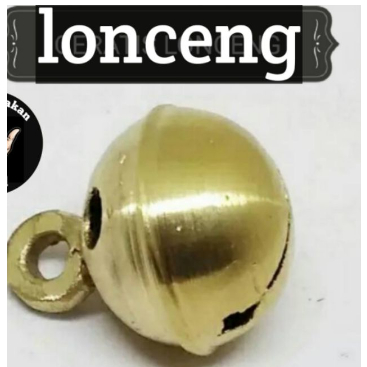 KLINTING KUNINGAN BULAT  NO 3 /lonceng kuningan /Klintingan lonceng gelang kaki