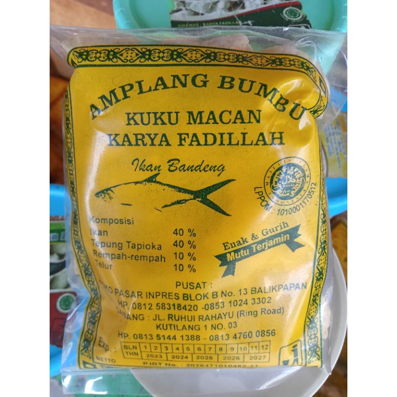 

Amplang Fadillah Rasa Bandeng