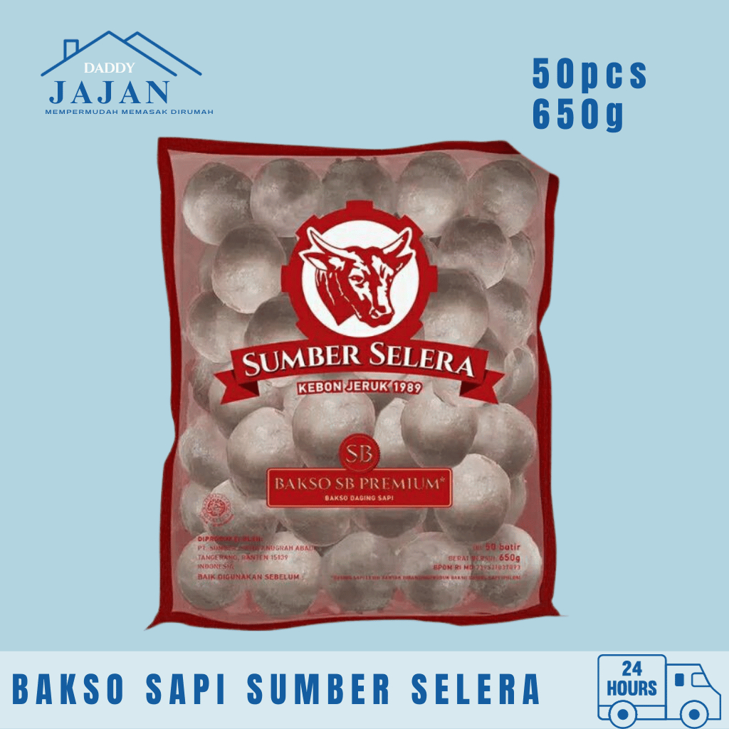 

Bakso Sapi Premium Sumber Selera isi 50 HALAL