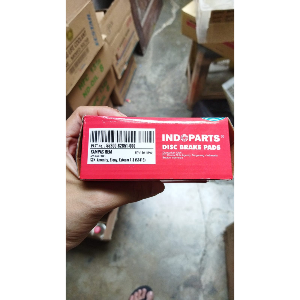 Brake Pads Kampas Rem Depan Suzuki Amenity Esteem 1.3 merk Indoparts
