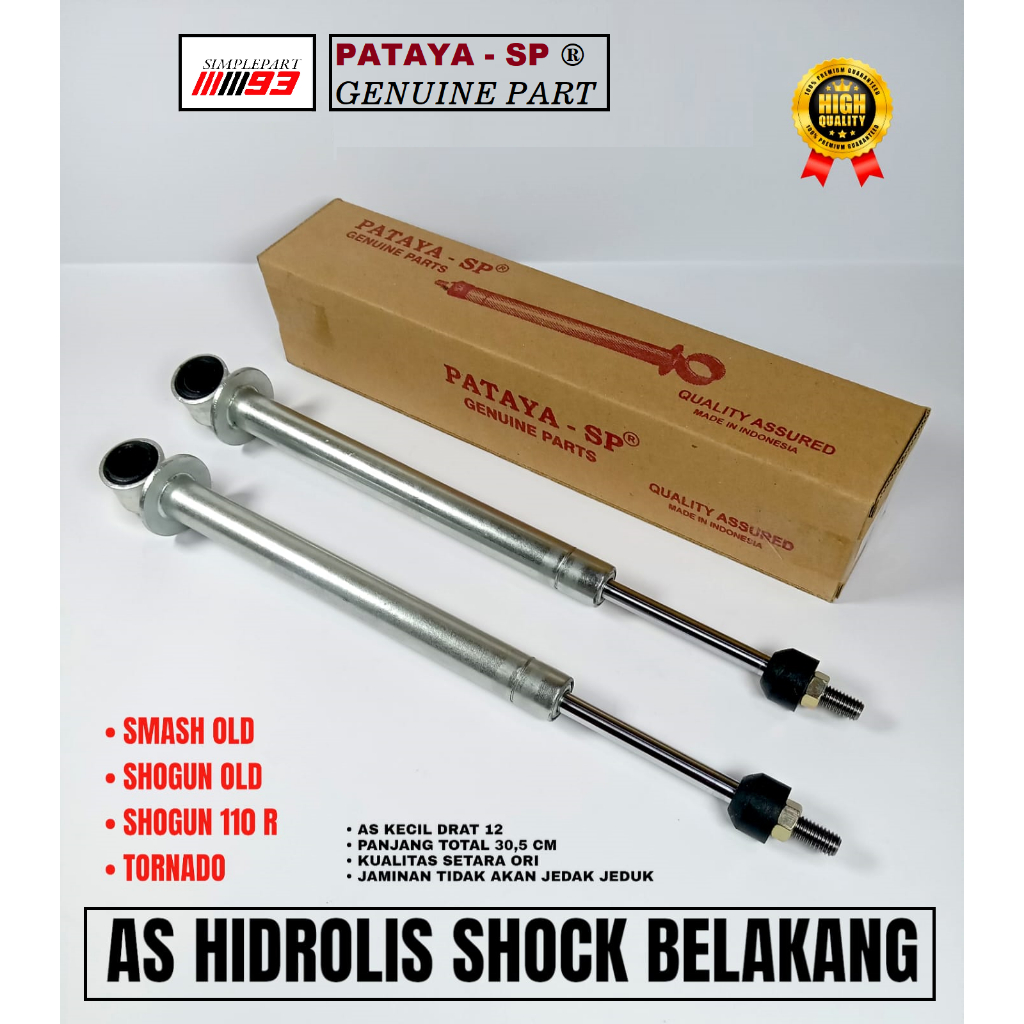 AS HIDROLIS SHOCK SHOK SKOK BELAKANG [ PATAYA ] MOTOR SUZUKI - SMASH OLD , SHOGUN OLD , SHOGUN 110 R