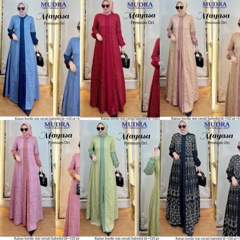 Mayasa Gamis ori by Mudra Hijab
