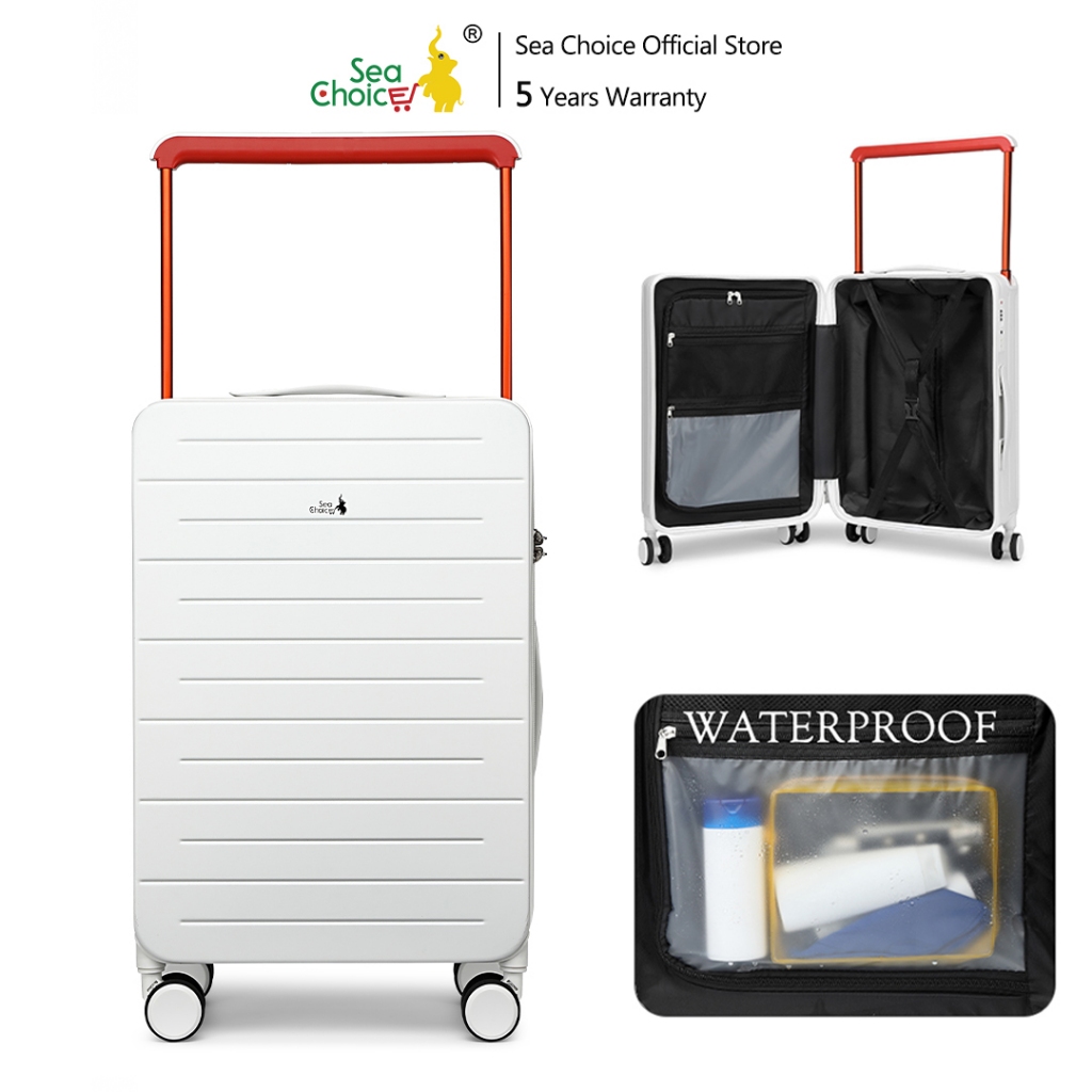 SEA CHOICE Koper 20 inch Kabin Bagasi, Hardcase, Kunci TSA, PC Hardcase, Wide Handle Travel Tas