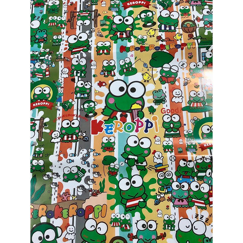 

(3 LEMBAR) KERTAS KADO GLOSSY MOTIF WINNIE THE POOH/KEROPPI/RILAKHUMMA