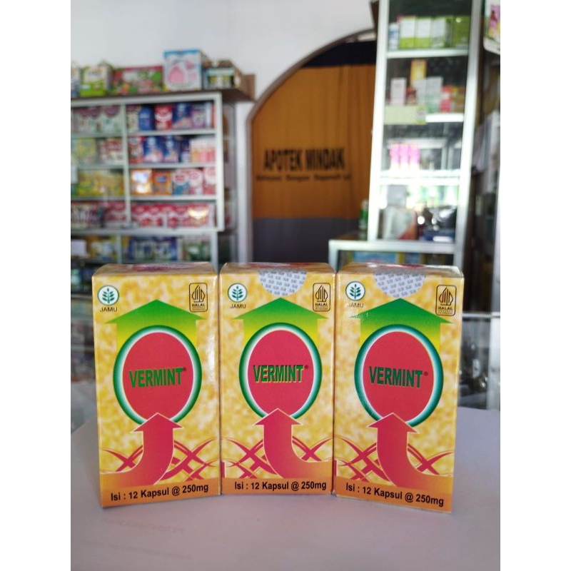 VERMINT KAPSUL(ekstrak kapsul cacing untuk demam tipes)