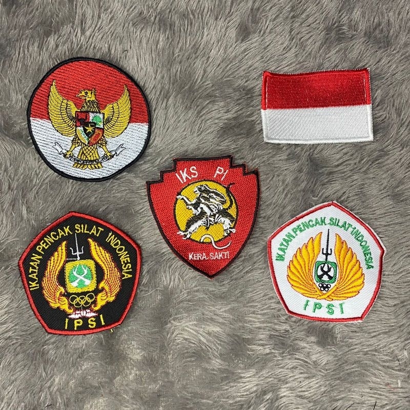 Logo badge IKSPI KERA SAKTI Lambang Pencak silat bordir