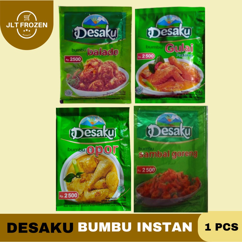 

Desaku Bumbu Gulai / Bumbu Opor Instan / Bumbu Sambal Goreng / Bumbu Balado Desaku - 1 pcs