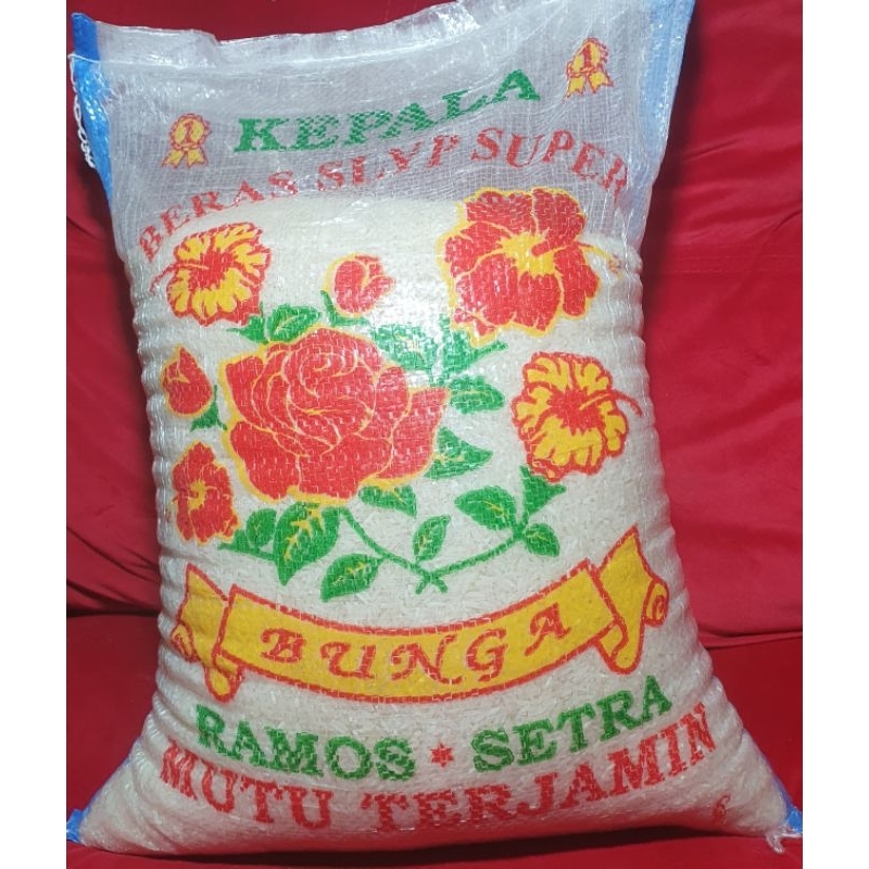 

Beras Setra Ramos Cap Bunga 10 Liter